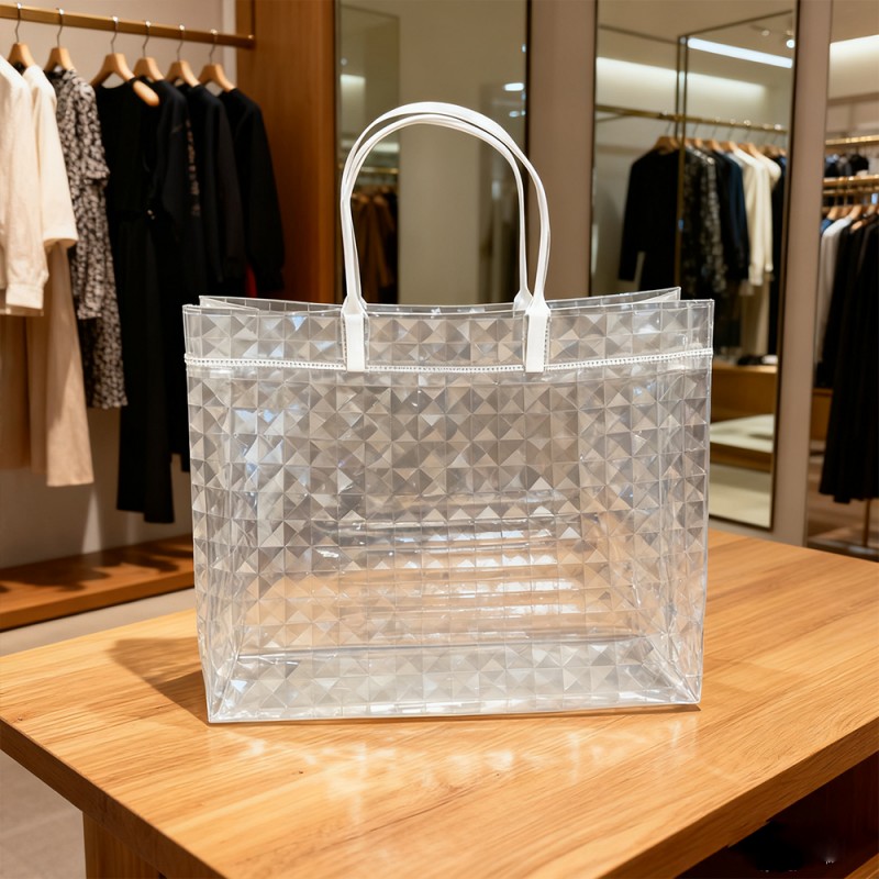 3D効果ラミネートギフトトートバッグ