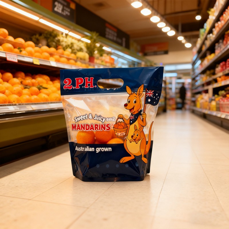 フレッシュフルーツ通気性自立ジッパーバッグ