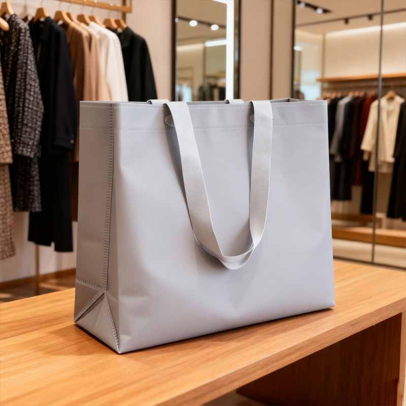 PPラミネートクラフト紙ギフトトートバッグ